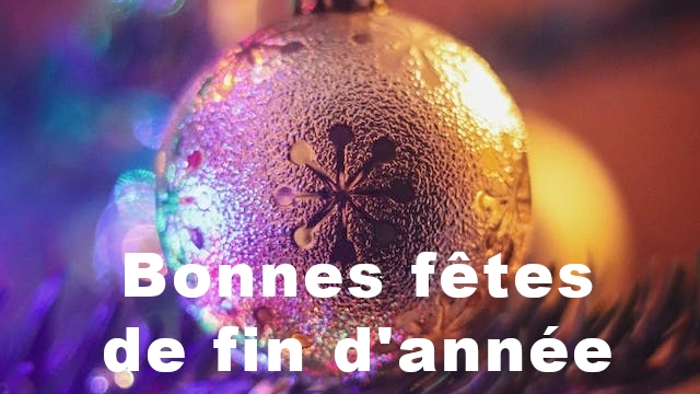 bonne fête de fin année