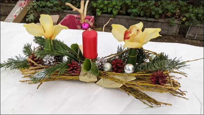 Atelier de Noël, fleuristerie traditionnelle enchanteresse Fleuristerie,Noël Fleuristerie,Noël