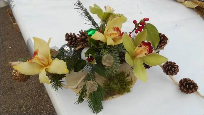 Atelier de Noël, fleuristerie traditionnelle enchanteresse Fleuristerie,Noël Fleuristerie,Noël